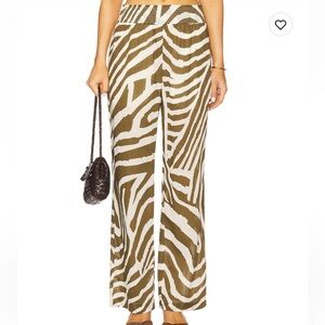 Rails Brendon Wide Leg Animal Print Pant